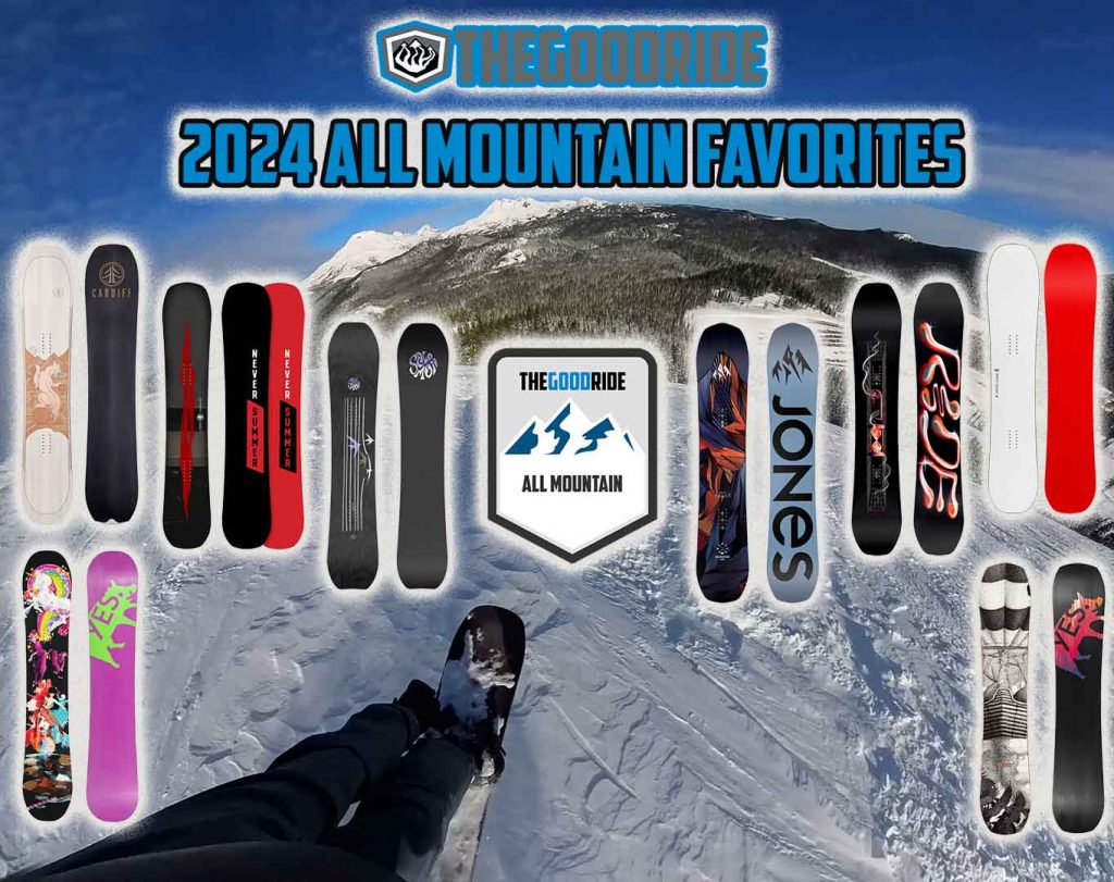 2024 All Mountian Favorite Snowboards The Good Ride 1024x811 