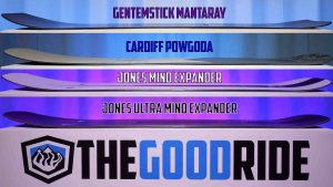 Camber Comparison - Jones Ultra Mind Expander vs. Mind Expander vs. Cardiff Powgoda vs Gentemstick Mantaray