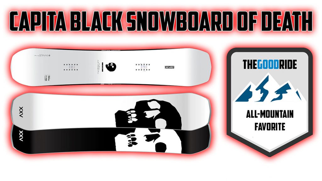 Capita Black Snowboard Of Death All-Mtn Favorite