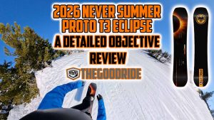 Never Summer Eclipse Snowboard Review by The Good Ride