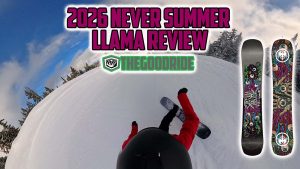 Never Summer Llama Snowboard Review by The Good Ride