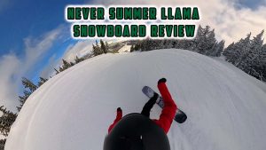 Never Summer Llama Snowboard Review by The Good Ride