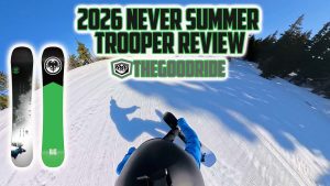 Never Summer Trooper Snowboard Review by The Good Ride