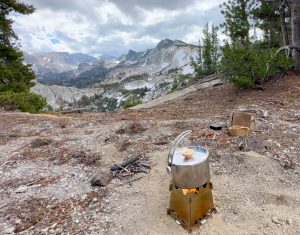 Stoker stove with a view