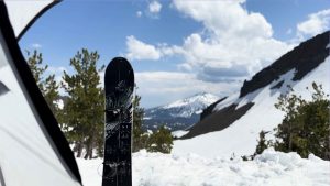 Sea-to-Summit-Spark-Sleeping-Bag-splitboard-view-from-tent