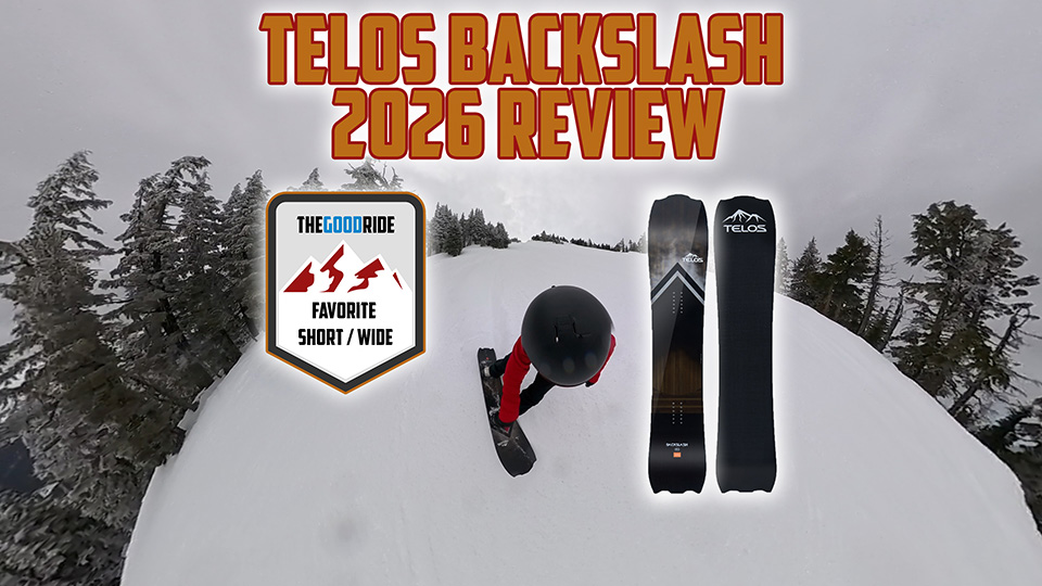 Telos BackSlash 2021-2026 Snowboard Review (with video)