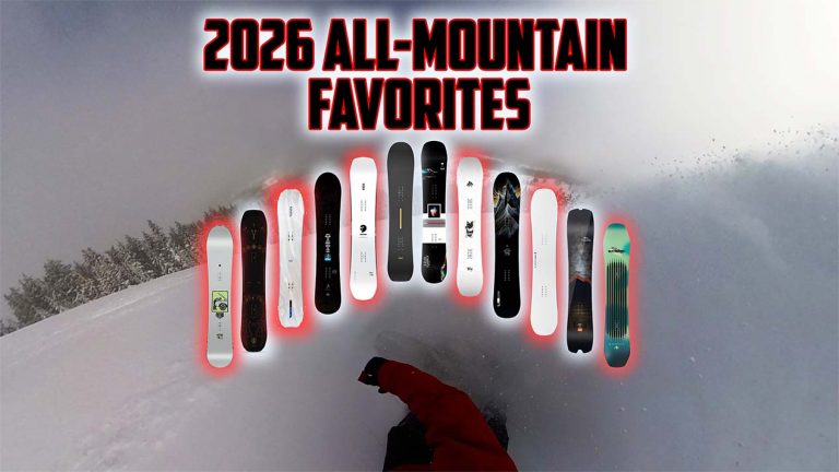 The Good Ride 2026 All-Mountain Favorite Snowboards (has video)