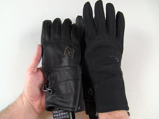 burton ak tech leather glove
