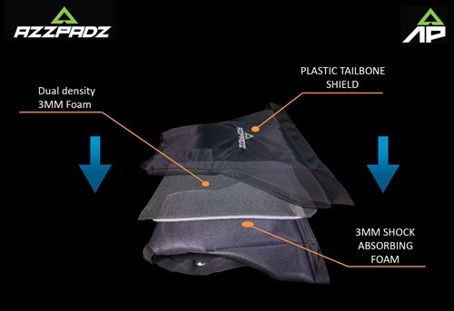 The AZZPAD Tailbone Protector, Medium(26-32in)