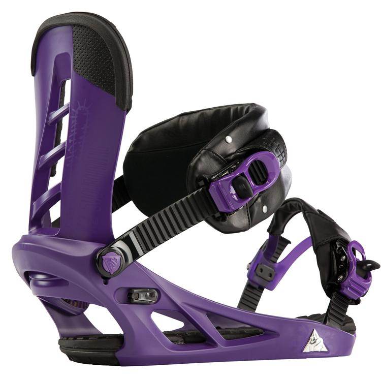 silhouet haai as snowboard bindings purple