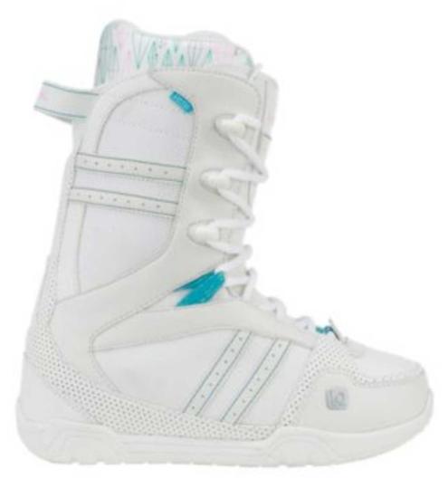2013 K2 Plush White Size 7.5 Women's Snowboard Boots 