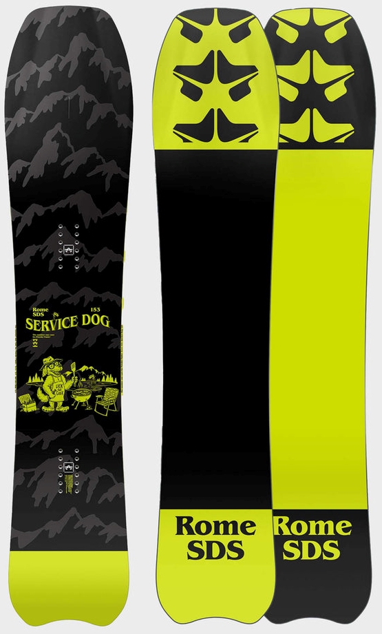 Rome Service Dog 2022 Snowboard ReviewRome Service Dog 2022