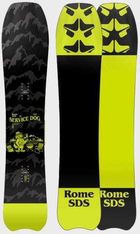 Rome SDS Stale Crewzer Men's Wide Snowboard, 160W Cm, Directional Twin New 2024