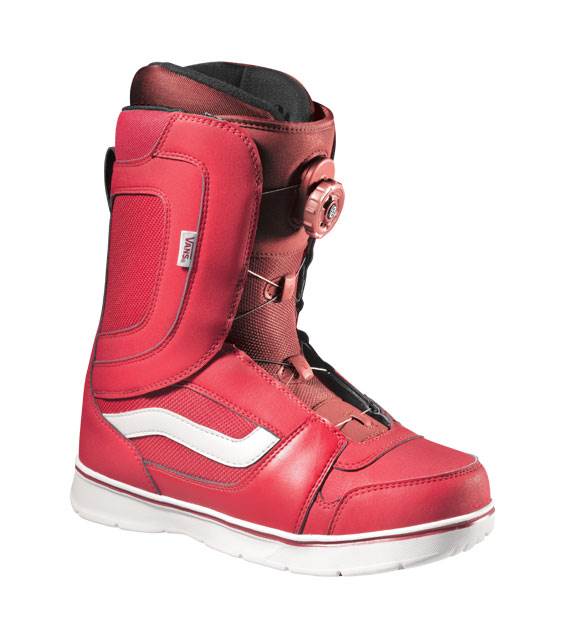 vans snowboard boots red