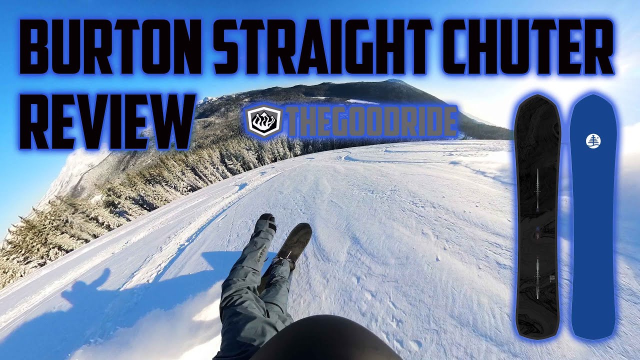 Burton Straight Chuter 2021 2024 Snowboard Review with video