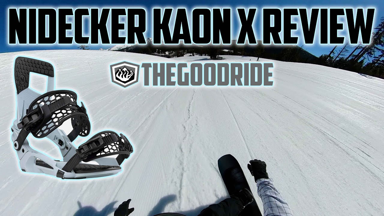 Nidecker Kaon X 2023-2024 Snowboard Binding Review