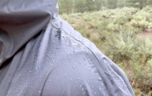 Prelight 2.5L Jacket in the rain