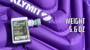 Klymit Air Pump Weight